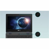 ASUS BR1104F BR1104FTA-YS24T 11.6" Touchscreen Rugged Convertible 2 in 1 Notebook - HD - Intel N-Series N250 - 8 GB - 128 GB SSD - Mineral Gray