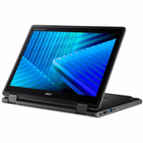 Acer TravelMate B3 Spin 12 TMB312R-31 TMB312R-31-P5E5 12.2" Touchscreen Rugged Convertible 2 in 1 Notebook - WUXGA - 60 Hz - Intel N250 - 8 GB - 128 GB Flash Memory - English Keyboard - Black (NX.BLCAA.002)