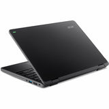 Acer TravelMate B3 Spin 12 TMB312R-31 TMB312R-31-C8S2 12.2" Touchscreen Rugged Convertible 2 in 1 Notebook - WUXGA - 60 Hz - Intel N150 - 8 GB - 128 GB M.2 SSD - English (US) Keyboard - Black (NX.BQAAA.003)