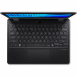 Acer TravelMate B3 Spin 12 TMB312R-31 TMB312R-31-C8S2 12.2" Touchscreen Rugged Convertible 2 in 1 Notebook - WUXGA - 60 Hz - Intel N150 - 8 GB - 128 GB M.2 SSD - English (US) Keyboard - Black (NX.BQAAA.003)