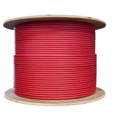 Vertical Cable 062-508/S/RD Category-6 STP Shielded (F/UTP) 23 AWG Solid Bulk Cable, 1000ft, Red