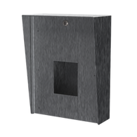 PEDESTAL PRO 1216HOU-VIKI-03-304 12" x 16" Square Stainless Steel
