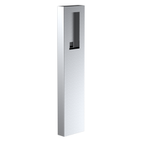 Pedestal Pro 124CAB-DOOR-02-304 54" Stainless Pedestal - Doorbird D31TDV Flush