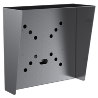 Pedestal Pro 1313HOO-BUT-01-304 13x13 Stainless Hood - ButterflyMX 12" Surface Video Intercom
