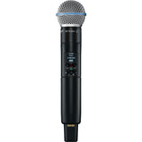 Shure SLXD24D/SM58 Dual-Channel Digital Wireless Handheld Microphone System with SM58 Capsules (G58: 470 to 514 MHz)