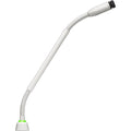 Shure MX410 10" Gooseneck Mic with No Capsule, No Preamp, and 2-Color LED Ring on Bottom (White)