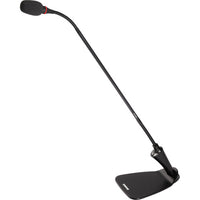Shure CVG18DRS-B/C 18" Centraverse Gooseneck Microphones with Integrated Base, Mute Switch, and Light Ring (Black)