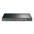 TP-Link TL-SL1218MP 16-Port 10/100Mbps + 2-Port Gigabit Rackmount Switch with 16-Port PoE+