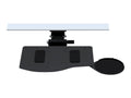 Humanscale 6G10011RF22 6G KB System 100 Board Swivel Mouse Blk