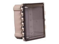 AccelTex ATS-00468 8x6x4 Polycarbonate Enclosure, Clear Door, Key Lock, Non-Configured