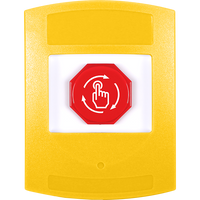 STI G3A209NT-EN G3 Multipurpose Push Button, Flush Mount with Sound, No Cover, No Camera, Turn-to-Reset, Yellow