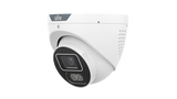 Uniview IPC3614SB-ADF28KMC-I1 4MP WDR Dual-Light Alarm Eyeball Camera, Two-Way Audio, White