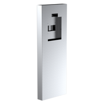 Pedestal Pro 204CAB-WINM-01-304 54" Steel Combo Pedestal - Winmate IP65 Stainless Panel PC.