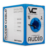 Vertical Cable 209-2324 12/2 Audio Cable, 65 Strand - 500ft Pull Box, White