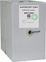 Vertical Cable 210-222SO/WH 22/2 Alarm-Security Cable, Solid Unshielded (White), 1000ft