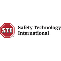 STI SS2077EX-EN Indoor / Outdoor Surface Weather Resistant Momentary (Illuminated) with Red Lens Stopper Station and 'EMERGENCY EXIT' English Label, Red