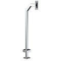 Pedestal Pro 22PE1-2NIP-05-304 48" Stainless Gooseneck Pedestal - 2NIP One Surface