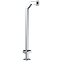Pedestal Pro 22PE1-EBMU-02-304 48" Stainless Gooseneck Pedestal