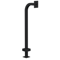 Pedestal Pro 22PE1-SECB-01-CRS 48" Steel Gooseneck Pedestal - Security Brands Ridge Keypad