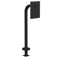 Pedestal Pro 22PE1-XLG-001-CRS 48" Steel Gooseneck Pedestal - LittleBird/GateHawk
