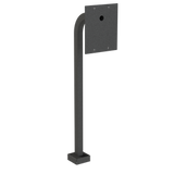 Pedestal Pro 22PE1-XLG-001-CRS 48" Steel Gooseneck Pedestal - LittleBird/GateHawk