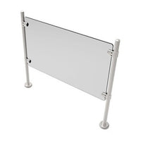 ZKTeco R50-RAIL Entrance Control Handrail Framing Accessory, Stainless Steel