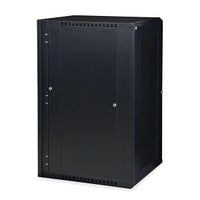 LINIER Swing-Out Wall Mount Cabinet, Vented Door, 22U RMS