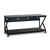 Performance 300 Series 72" LAN Station, African Mahogany