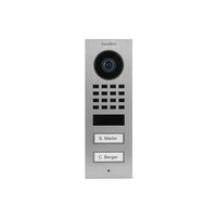 DoorBird D1102V Surface-Mount IP Video Intercom, Brushed Gold (BRSHGOLD)