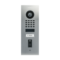 DoorBird D1101FV Fingerprint Flush-Mount IP Video Intercom, Graphite Black (Polar Raven)