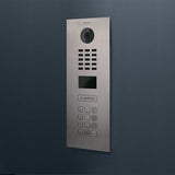 DoorBird D2201KV Flush-Mount IP Video Intercom System for Single-Family Homes and Businesses with 1 Unit, 1 Call Button