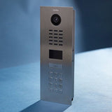 DoorBird D2201KV Flush-Mount IP Video Intercom System for Single-Family Homes and Businesses with 1 Unit, 1 Call Button