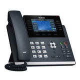 Yealink 1301203 SIP-T46U Wall Mountable Desktop IP Corded Phone, Classic Gray