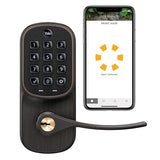 Yale Locks YRL216-CBA-0BP Yale YRL216-CBA-0BP Assure Lever Push Button Keypad with Wi-Fi, Oil Rubbed Bronze