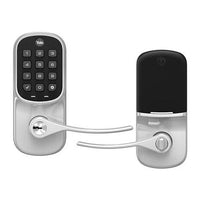 Yale Locks YRL216-NR-619 Yale YRL216-NR-619 Assure Lever Push-Button Keypad Lever Lock, Satin Nickel