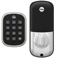 Yale Locks YRD136-ZW2-619 Yale YRD136-ZW2-619 Pro SL Key-Free Keypad Deadbolt with Z-Wave Plus, Satin Nickel