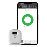 Yale Locks YRCB-490-BLE-WSP Yale YRCB-490-BLE-WSP Smart Cabinet Lock with Bluetooth, White (pack of 4)