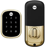 Yale Locks YRD156-ZW2-P05 Yale YRD156-ZW2-P05 Pro SL Key-Free Touchscreen Deadbolt with Z-Wave Plus, Polished Brass