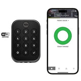 Yale Locks YRD634-WF1-BSP Yale YRD634-WF1-BSP Pro 2 Key-Free Touchscreen with WiFi, Black Suede
