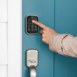 Yale Locks YRD654-ZW2-619 Yale YRD654-ZW2-619 Pro 2 Key Free Touchscreen Smart Lock with Z-Wave 2, Satin Nickel