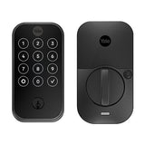 Yale Locks YRD624-ZW2-BSP Yale YRD624-ZW2-BSP Pro 2 Touchscreen Keyway with Z-Wave ZW2, Black Suede