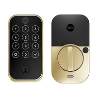 Yale Locks YRD624-ZW2-P05 Yale YRD624-ZW2-P05 Pro 2 Touchscreen with Z-Wave ZW2, Lifetime Brass