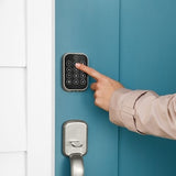 Yale Locks YRD654-CB1-619 Yale YRD654-CB1-619 Pro 2 Key-Free Touchscreen with Wi-Fi + Connect Bridge, Satin Nickel