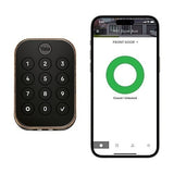 Yale Locks YRD634-CB1-0BP Yale YRD634-CB1-0BP Pro 2 Key-Free Keypad with Wi-Fi + Connect Bridge, Oil Rubbed Bronze