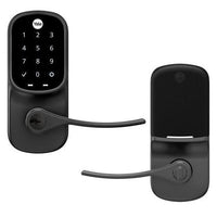 Yale Locks YRL226-ZW2-BSP Yale YRL226-ZW2-BSP Assure Lever Touchscreen with Z-Wave Plus, Black Suede