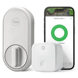 Yale Locks YRR10-WF1-SLV Yale YRR10-WF1-SLV Approach Lock with Wi-Fi and Bluetooth, Silver