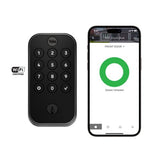 Yale Locks P103556 Yale YRD614-ZB3-BSP Pro 2 Keypad with Smart Lock, Black Suede