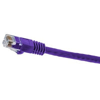 Hubbell NSC6P15 netSELECT 24/8 CAT6 Patch Cord, Slim, Snagless, PVC-CM, 15' Purple
