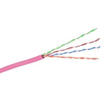 Hubbell HC6RREPK CAT6 Link Plenum Reelex Cable, Pink