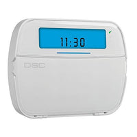 DSC HS2ICNENG HS2ICN PowerSeries 128-Zone Icon Hardwired Keypad, Blue LCD Display, Input/Output Terminal, English Function Keys